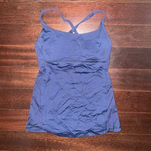 Lululemon Navy Cross Back Tank
